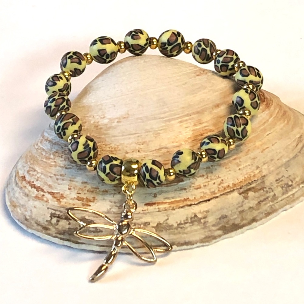 Polymer beads bracelet